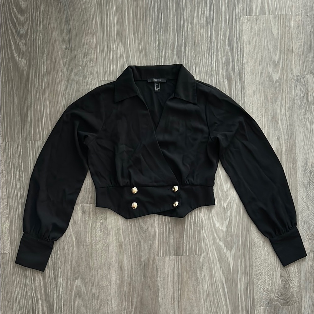 Forever 21 Black Blouse